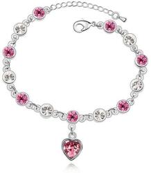  Leona női karkötő whitegold-pink