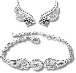  Isaure angyalszárny szett whitegold