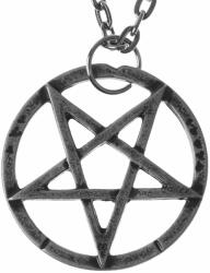 Leather & Steel Fashion choker Pentagram - LSF4 14