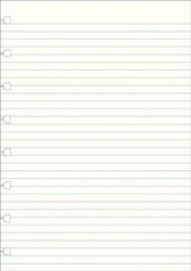 FILOFAX A5 Notebook refill - ruled paper white