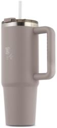 Berlinger Haus Termos 1L Taupe Collection BH 8832P, cu maner si pai, gri mat