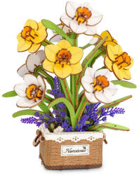 Rowood Puzzle 3D, Cos cu narcise, 280 piese (TF002)
