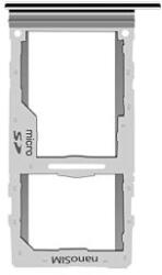 LG Velvet 5G - Slot SIM (Aurora White) - ABN76519601 Genuine Service Pack, Aurora White