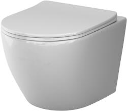 AM.PM Vas WC suspendat AM. PM Like C801900SC, alb, evacuare orizontala, 37 x 48.5 x 37 cm, capac WC inclus (C801900SC)