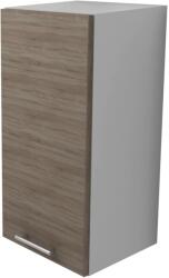 haaus Corp Superior Lecce, 1 Usa, Stejar Sonoma Inchis/Alb, 30 x 30 x 65 cm (LEC-013-SONI)