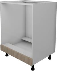 haaus Corp Cuptor Lecce, Stejar Sonoma/Alb, 60 x 50 x 80 cm (LEC-009-SNM)