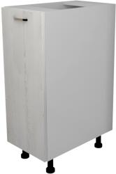 haaus Corp Baza Lecce, 1 Usa, Pin Alb/Alb, 30 x 50 x 80 cm (LEC-002-PIN)