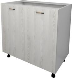 haaus Corp Baza Lecce, 2 Usi, Pin Alb/Alb, 80 x 50 x 80 cm (LEC-004-PIN)