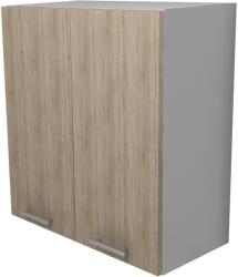 haaus Corp Superior Lecce, 2 Usi, Stejar Sonoma/Alb, 60 x 30 x 65 cm (LEC-015-SNM)
