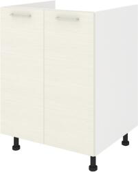 haaus Corp Masca Chiuveta Lecce, 2 Usi, Larice/Alb, 60 x 50 x 80 cm (LEC-005-LRC)