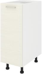 haaus Corp Baza Lecce, 1 Usa, Larice/Alb, 30 x 50 x 80 cm (LEC-002-LRC)