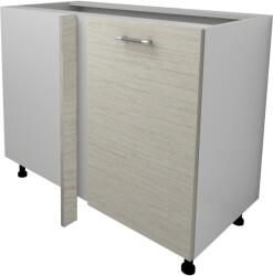 haaus Corp Baza Colt Lecce, Lemn Alb/Alb, 98 x 50 x 80 cm (LEC-012-LMN)
