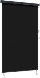 vidaXL Ролетна щора Черно 180 x 250 cm Текстил и Алуминий (42037197)