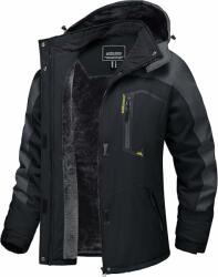  Tacvasen női softshell kabát, vízálló, levehető kapucnival, fekete, XXL-es méret