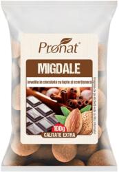 Pronat Foil Pack Migdale Invelite In Cioco. Lapte Si Scortisoara 100g