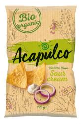 Acapulco Tortilla chips cu smântână și ceapă, eco - 125 g