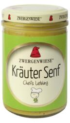 ZWERGENWIESE Mustar cu ierburi de Provance fara gluten, eco - 160 ml