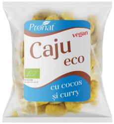 Pronat Foil Pack Caju bio condimentat cu aroma de curry si nuca de cocos 50g