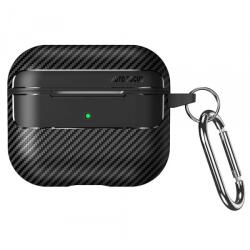 Techsuit Husa Techsuit CarbonFiber pentru Apple AirPods Pro 3, Neagra (hs/379765)