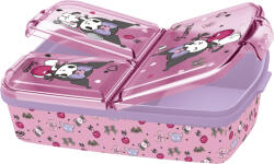  Hello Kitty Kuromi több rekeszes uzsonnás doboz, szendvicsdoboz (STF88320) - eking