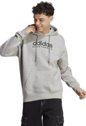 adidas Sportswear adidas Sportswear, Logós pulóver kapucnival és kenguruzsebbel, Melange világosszürke, L (IC9772-L)