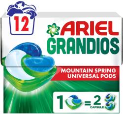 Ariel Grandios PODS® Mountain Spring kapszulás mosószer, 12 mosáshoz
