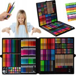  Set de pictura si desen pentru copii WePro Store, 258 piese, Negru, 3 ani + (DF-6)