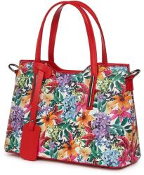 myOwn Geanta dama din piele cu model floral Mariella FF5 (mariellaff5)