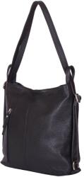 myOwn Geanta rucsac 2-in-1 din piele naturala Alesandra neagra (alesandrang)