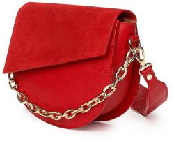 myOwn Poseta dama din piele naturala Donna rosie (donnars)