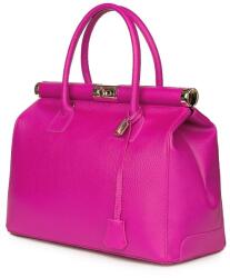 myOwn Geanta din piele naturala Bianca fucsia (biancafc)