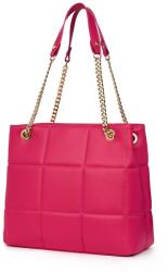 myOwn Geanta din piele matlasata Azaleea fucsia (azaleeafc)