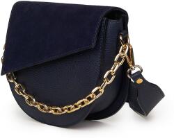 myOwn Poseta dama din piele naturala Donna bleumarin (donnabl)