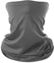 FIXATO Bandana multifunctionala unisex, FIXATO, Protectie UV, Material elastic, respirabil, Marime universala, Gri (bandana-gri)