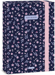 Ars Una füzetbox A/4 Navy Bloom