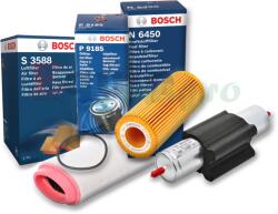 Rfbmwe46m47bosch Pachet revizie filtre BMW Seria 3 E46 320D 150CP M47 D20 ( 204D4 ) Bosch (REVFBMWE46M47D20150CPBOSCH)