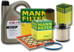 Revopelb16dthmann Pachet revizie Opel Astra J 1.6 CDTI 136CP Cod motor B16DTH Mann (REVOPELB16DTHMANN)