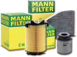 Rfvwcaxa14tsimann Pachet revizie filtre VW Passat B7 1.4 TSI 122CP CAXA Mann (RFVWCAXA14TSIMANN)