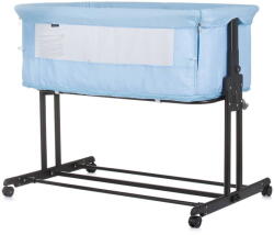 Chipolino Patut Co-sleeper Chipolino Zen Varsta 0 - 6 Luni Transformabil in Tarc de Joaca Sky Blue (KOSZE0203SK)