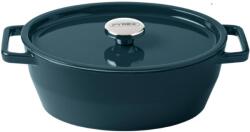 Pyrex öntöttvas lábas fedővel, 29 cm, 5 l, sötétzöld (SC2AC29/8041)
