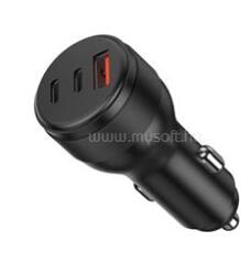 AVAX CC695 CARLY USB-C (PD 3.0) + USB-A (QC) 95W autós töltő (fekete) (AVAX_CC695) (AVAX_CC695)