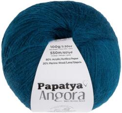 VLNIKA BELLATEX Angora Merino Papatya 100 g - 5750 sötét türkizkék (11772)
