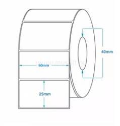 VALUE Tekercses PAPÍR címke 60x25 mm 2500 db/tekercs (CIM25X60) (CIM25X60)