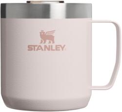 STANLEY STANLEY The Stay-Hot Camp Mug thermo bögre, 350 ml/12 oz, Hammertone Rose Quartz