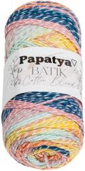 BELLATEX fonal Papatya Cotton Blend batik 100 g - 1003 fehér, narancssárga, rózsaszín (13322)
