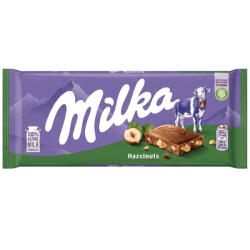 Milka táblás tejcsokoládé 80g törtmogyorós