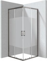 Deante FUNKIA EVO Zuhanykabin, csík minta, titanium 80x80 (KYC DE88P)