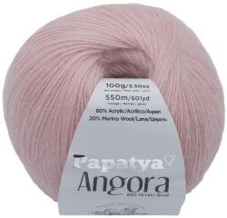 BELLATEX Angora Merino Papatya 100 g - 4420 fakó rózsaszín (10093)