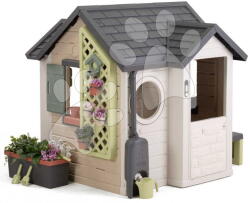 Smoby Căsuță Grădinarului cu măsuță Garden House Life Smoby cu jgheab pentru colectarea apei și filtru UV, de la 24 luni (SM810308-H) Casuta pentru copii