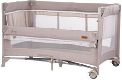 Chipolino Patut Pliabil Chipolino Glory cu Laterala Culisanta Tiramisu (KOSIGL2501TR) - itgalaxy